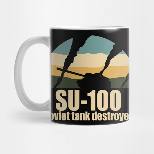 Soviet tank destroyer SU-100 by FAawRay